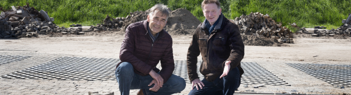 Projectleiders Richard Zwartenkot en Erik Groenland, gemeente Houten